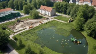 Was geschieht mit den Fischen während der Sanierung am Leipziger Schwanenteich?